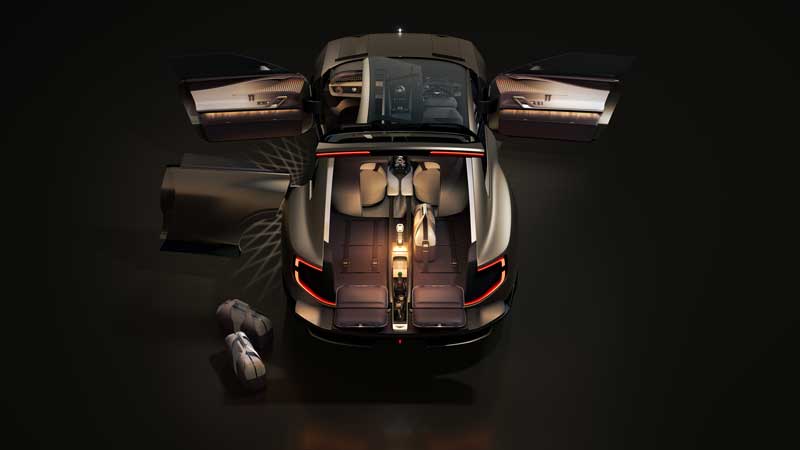 Amura,AmuraWorld,AmuraYachts, Los amplios interiores del Bentley EXP 15.
