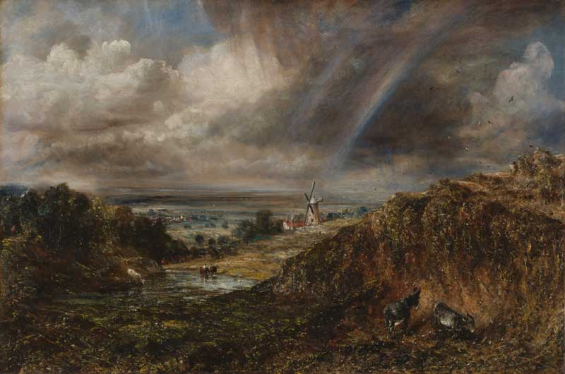 Amura,AmuraWorld,AmuraYachts, John Constable (1776-1837), Hampstead Heath con un arcoíris, 1836. Tate, Londres. Foto: Cortesía de la Tate, Londres.