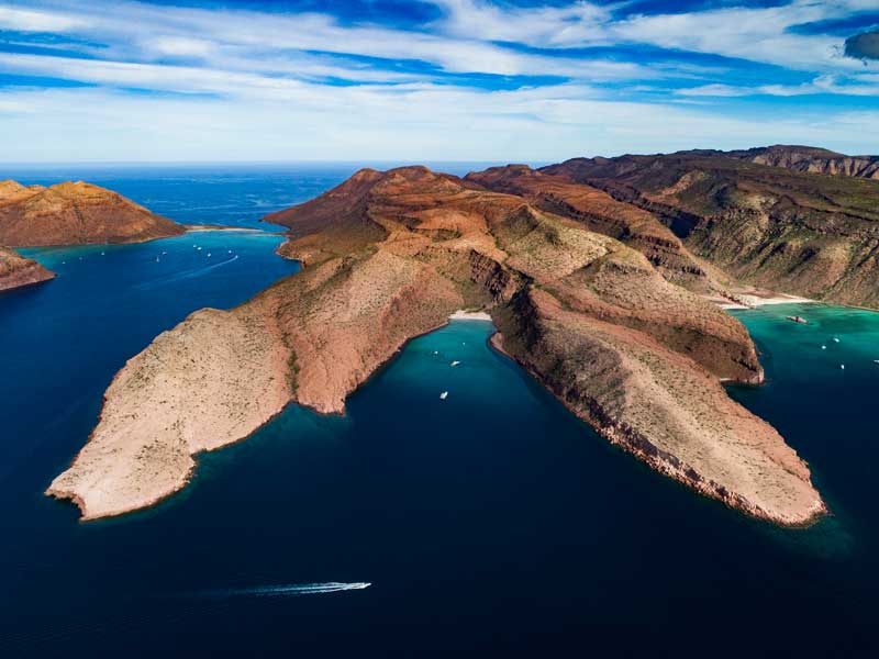 Amura,AmuraWorld,AmuraYachts, Isla Espíritu Santo.
