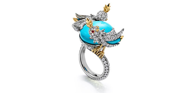 Reinterpretan Bird on a Rock 