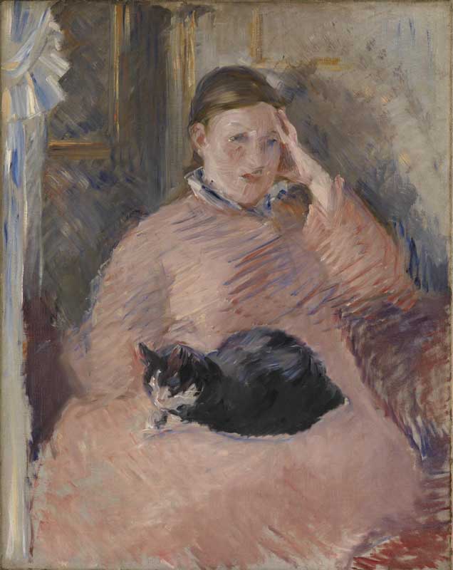 Amura,AmuraWorld,AmuraYachts, Édouard Manet, Mujer con gato, 1880. Colección Tate.
