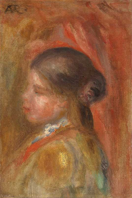 Amura,AmuraWorld,AmuraYachts, Pierre-Auguste Renoir, <em><i>Tete de Femme</i></em>, <em><i>alrededor de</i></em> 1895.