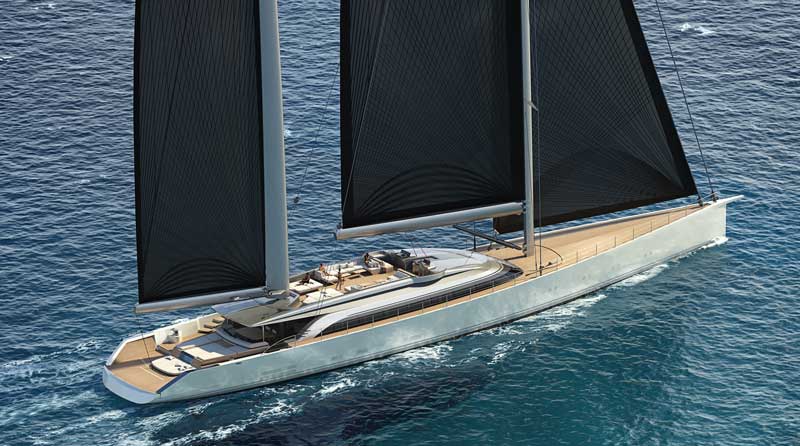 Amura,AmuraWorld,AmuraYachts, Yate de vela de 60 metros.