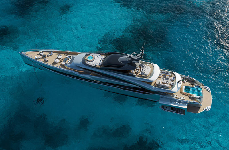 Amura,AmuraWorld,AmuraYachts, <em>Okto</em> fue diseñado por Team for Design–Enrico Gobbi.