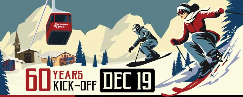 Amura,AmuraWorld,AmuraYachts, Con un poster <em><i>vintage</i></em>, Jackson Hole celebra sus seis décadas como destino de esquí invernal.