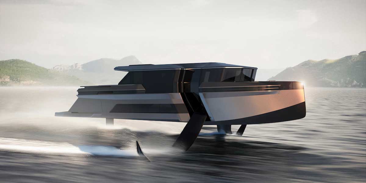 Ghost: el primer yate privado con foil