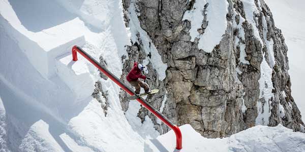 Esquiando en la cuerda floja