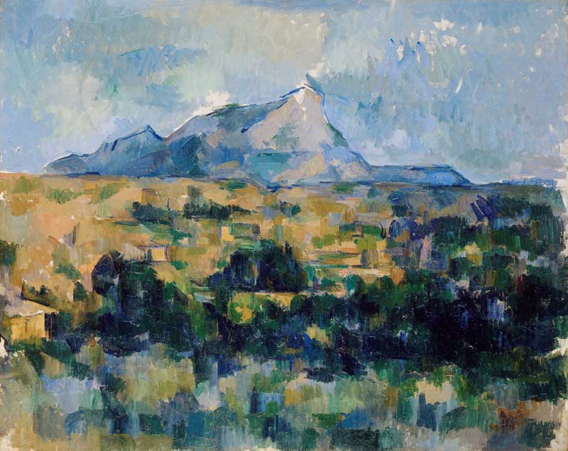 Amura,AmuraWorld,AmuraYachts, Paul Cézanne (1839-1906), <em><i>La Montagne Sainte-Victoire Vue des Lauves</i></em>, 1902-6. Óleo sobre lienzo. 65×81cm. Colección privada.