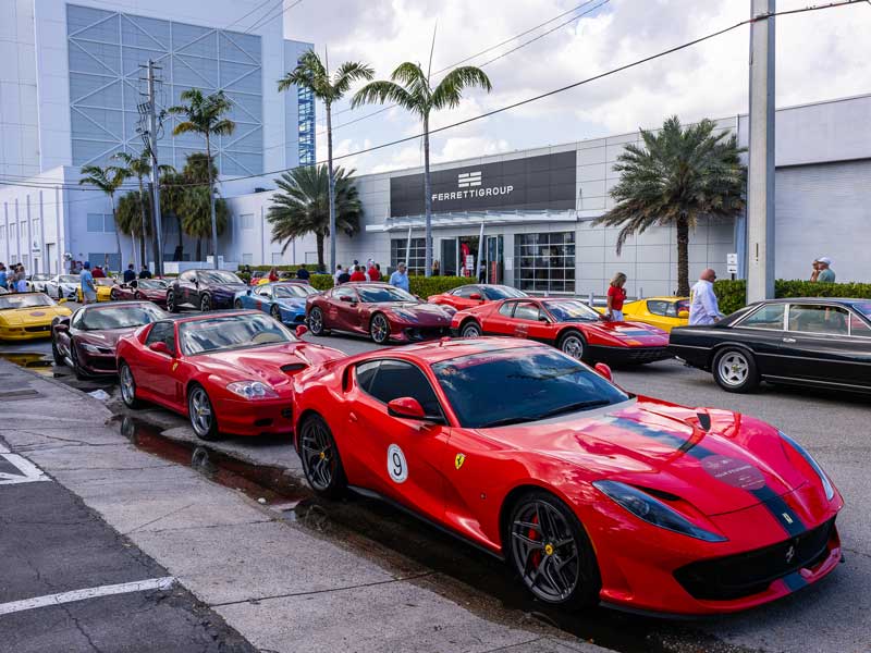 Amura,AmuraWorld,AmuraYachts, Riva y Ferrari, reunidas con motivo del Pal Beach Cavallino Classic.