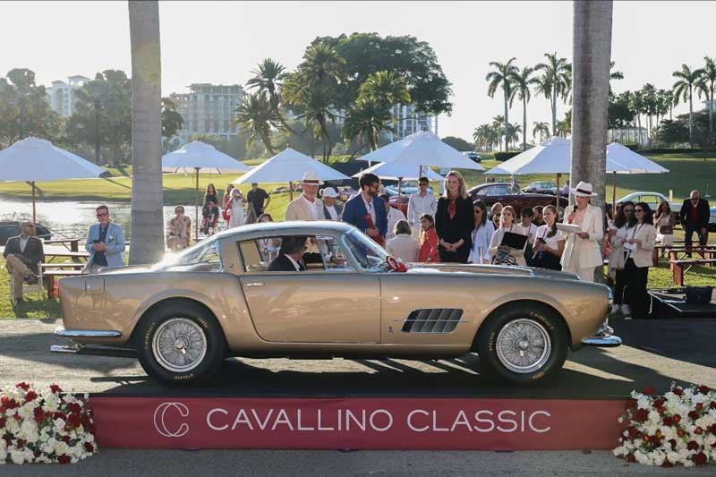 Amura,AmuraWorld,AmuraYachts, El Ferrari 410 Superamerica de 1956 recibió el premio Best of Show Gran Turismo.