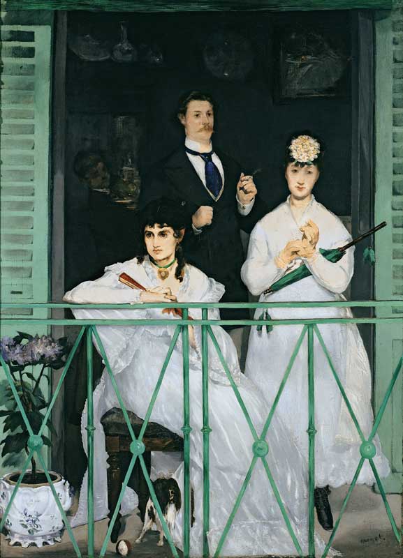 Amura,AmuraWorld,AmuraYachts, Edouard Manet (1832-1883), <em><i>Le Balcon (El balcón)</i></em>, 1868-69. Óleo sobre lienzo. 170×124,5 cm.