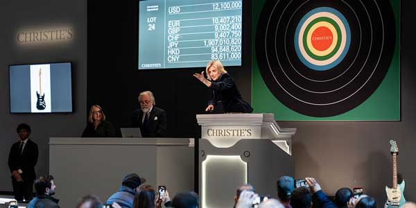 Subasta millonaria a ritmo de rock