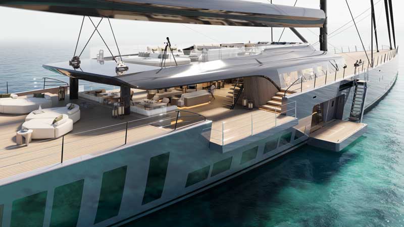 Amura,AmuraWorld,AmuraYachts, El mástil de Sky será más alto del mundo: 93 metros.