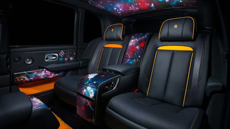 Amura,AmuraWorld,AmuraYachts, Cyril Kongo le puso color a los interiores de cinco Black Badge Cullinan de Rolls-Royce.