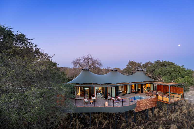 Amura,AmuraWorld,AmuraYachts, Anantara Kafue River Tented Camp, en Zambia.