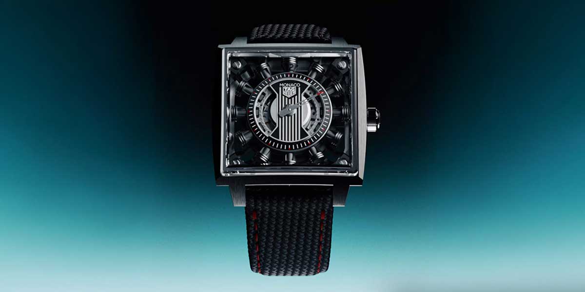 TAG Heuer convierte un motor V12 en reloj