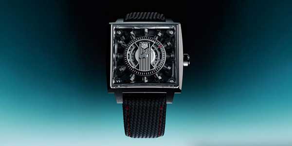TAG Heuer convierte un motor V12 en reloj