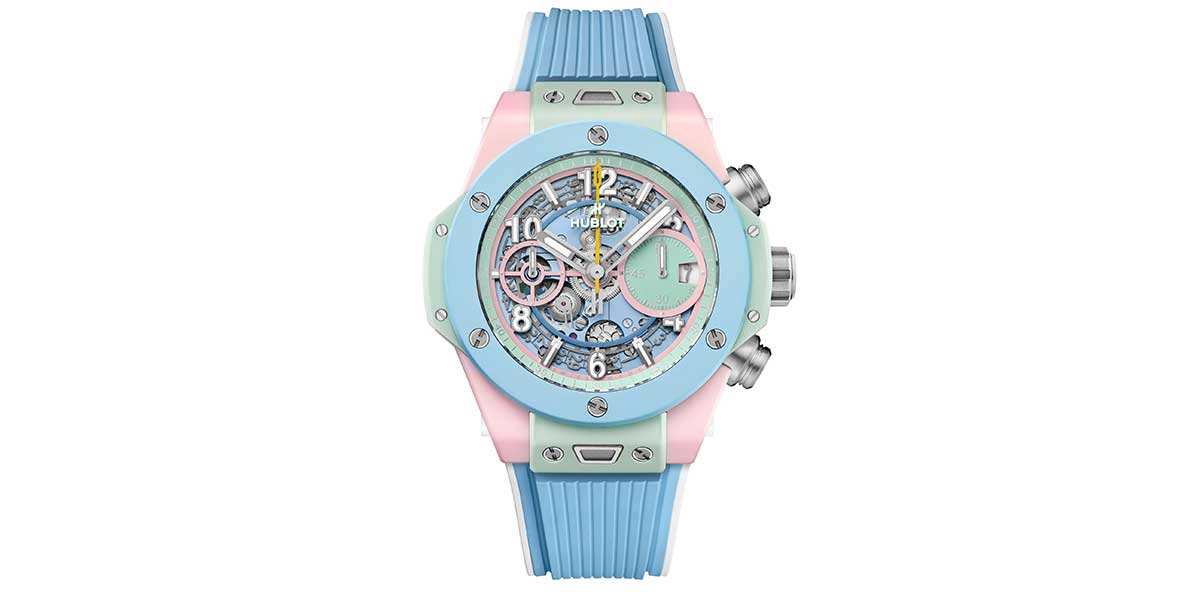 Hublot pinta el verano con cerámica en tonos pastel