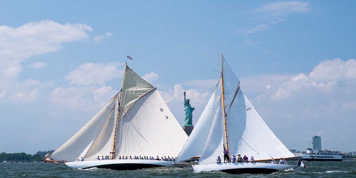Celebración náutica por Estados Unidos