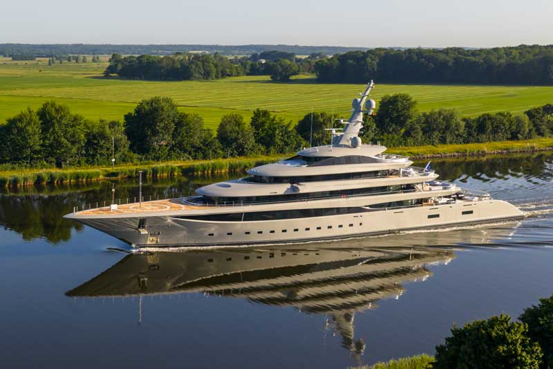 Amura,AmuraWorld,AmuraYachts, Nixie, de Lürssen. / Foto: André Konarske.
