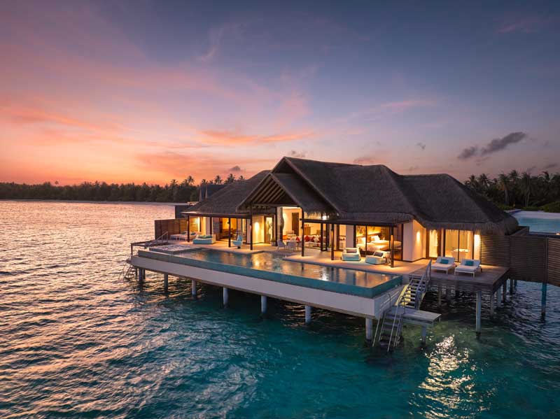 Amura,AmuraWorld,AmuraYachts, Los renovados palafitos de Niyama Private Islands Maldives.