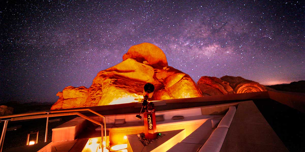 El lujo de dormir bajo las estrellas