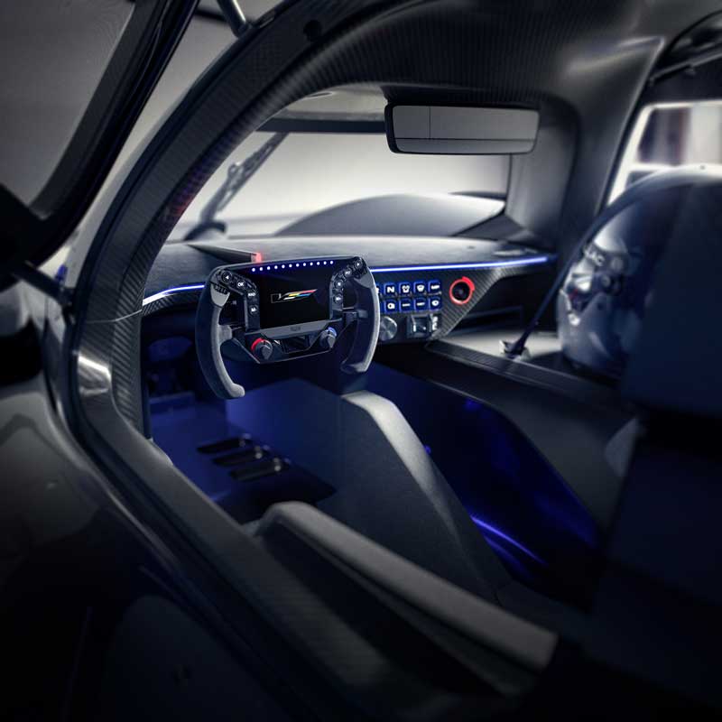 Amura,AmuraWorld,AmuraYachts, El monoplaza Cadillac V-One se presentó en el Monterey Car Week, en California.