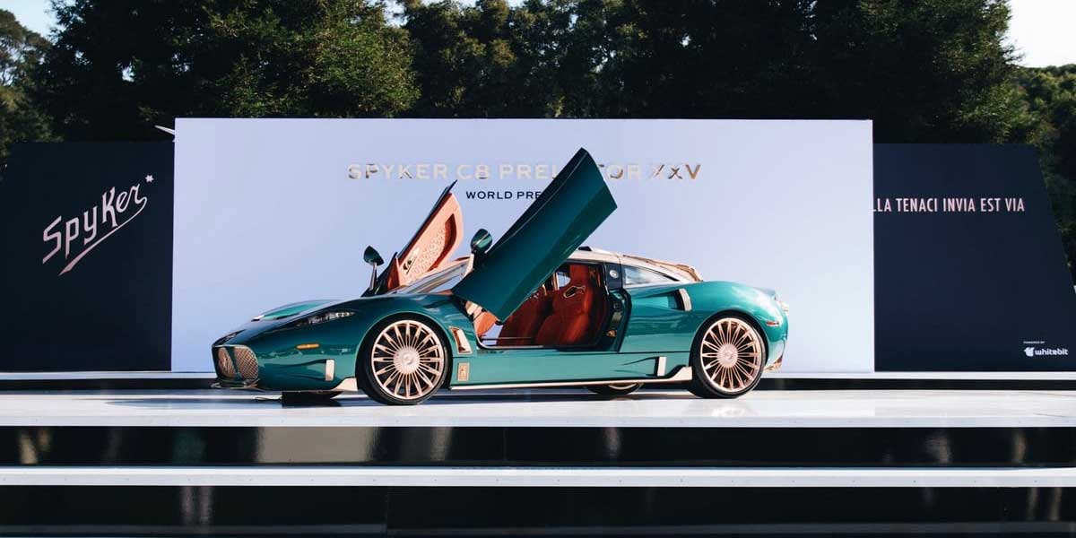 Spyker C8 Preliator XXV Coupé, a la vieja escuela