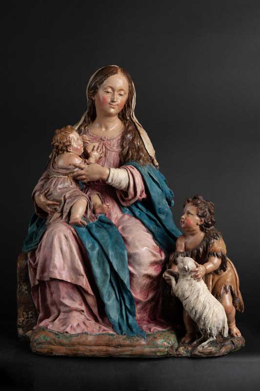 Amura,AmuraWorld,AmuraYachts, Luisa Roldán (1652-1706), <em><i>Virgen con el Niño con San Juan Bautista</i></em>. Foto: © Museo Nacional de Escultura Valladolid.