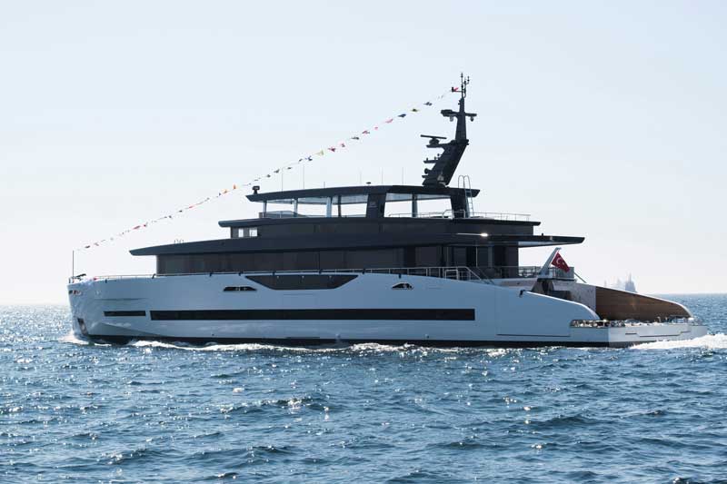 Amura,AmuraWorld,AmuraYachts, The GX42 RPH yacht from the Turkish shipyard SES Yachts will make its debut at the Monaco Yacht Show.