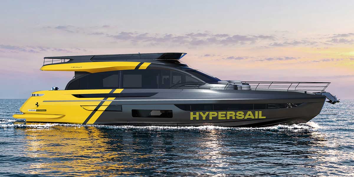 Alianza náutica Azimut y Ferrari Hypersail 