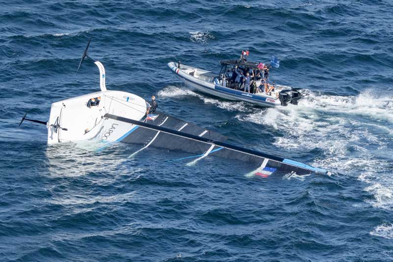 Amura,AmuraWorld,AmuraYachts, Accidents—with no human casualties—were part of the America’s Cup Preliminary Regatta.