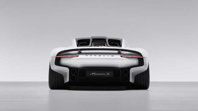 Amura,AmuraWorld,AmuraYachts, The Porsche Mission S draws inspiration from the lines of the 550 Spyder.