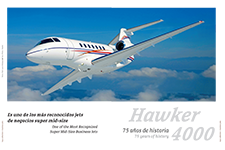 Hawker 4000, 75 years of history - Laura Velázquez