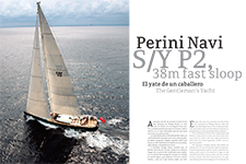 Perini Navi  S/Y P2, 38m fast sloop - Enrique Rosas