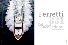 Ferretti 881 Belleza acogedora - Viridiana Barahona