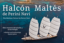 The Maltese Falcon by Perini Navi - Rebeca Castillo