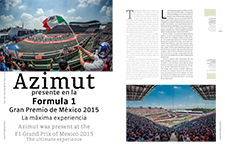 Azimut presente en la Formula 1 Gran Premio de México 2015 - Felipe López