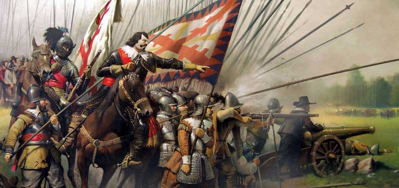  Escena del las fuerzas españolas durante la Guerra de los Treinta Años, por el ilustrador José Daniel Cabrera Peña.