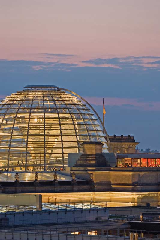 Berlin Reichstag Dome.
