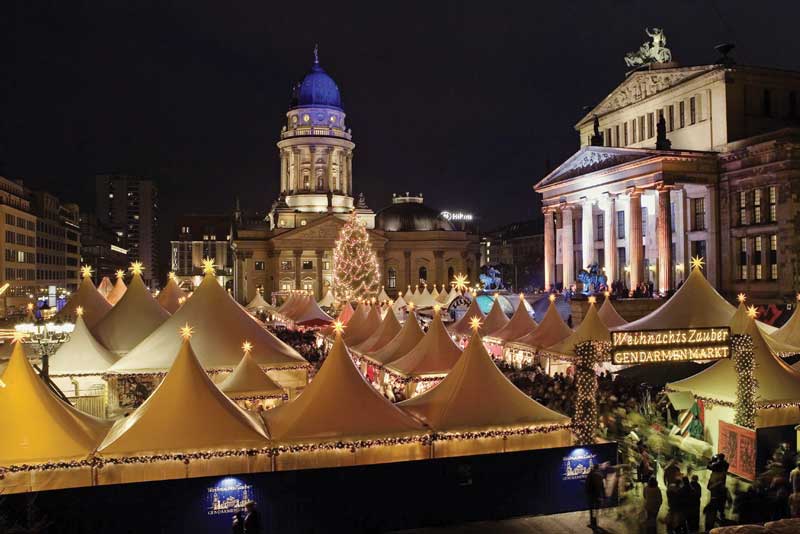 In winter there are many Christmas markets in Berlin.
