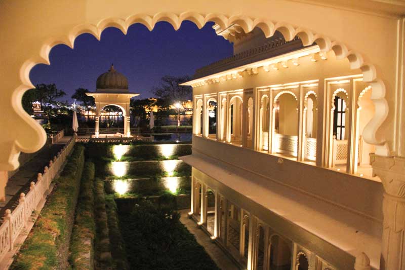 Every corner of the palaces offers a unique view of India.