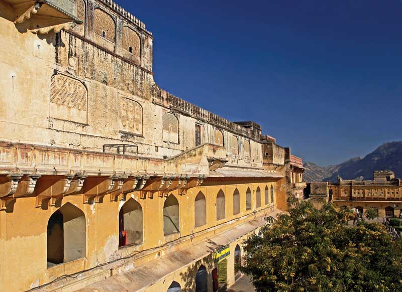 Amber Fort, located 11 km from Jaipur India