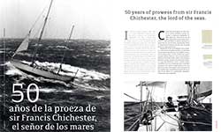 50 years of prowess from sir Francis Chichester, the lord of the seas. - Felipa Avilés Aguilera