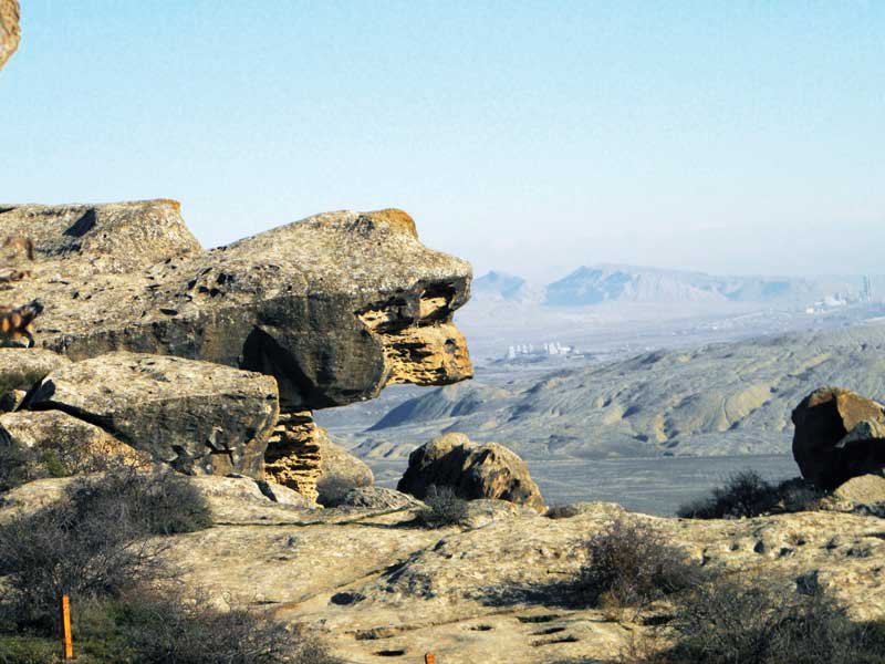 Gobustan landscape.
