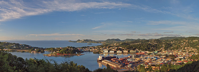 Castries, capital of Saint Lucia