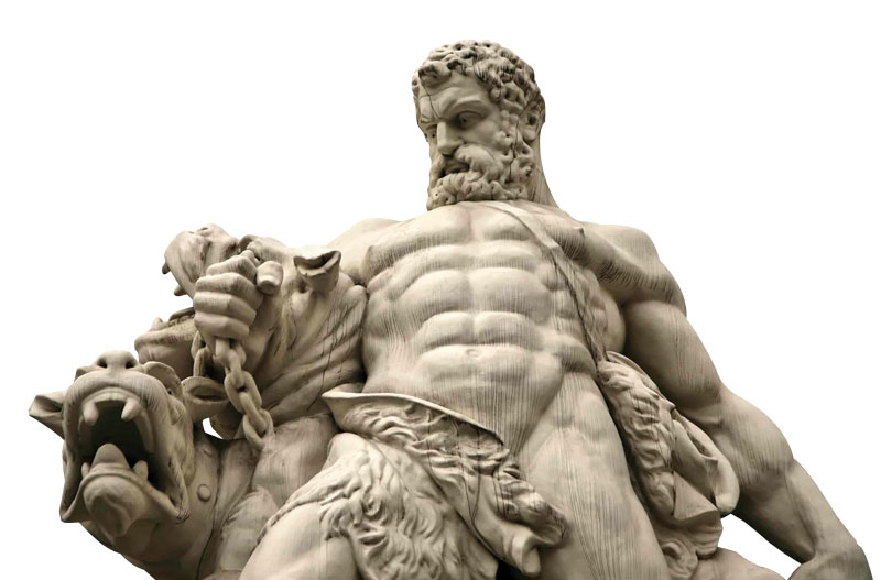 Hercules and Cerberus - Hofburg in Vienna, Austria Austria 