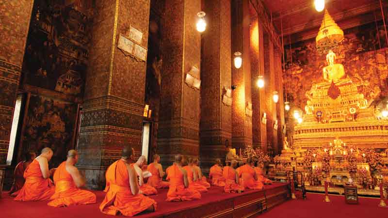 Buddhist monks.
