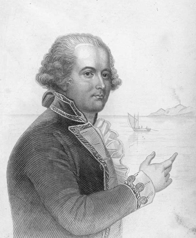 El pasaje de Bligh Water lleva su nombre gracias a que el Capitán William Bligh lo atravesó en 1789. 