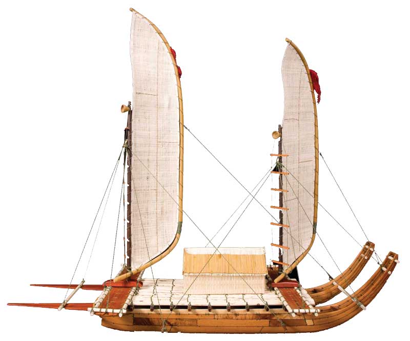 Lapita boat replica.